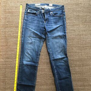 AG Jeans, The Stevie, mid rise, slim straight, size 27